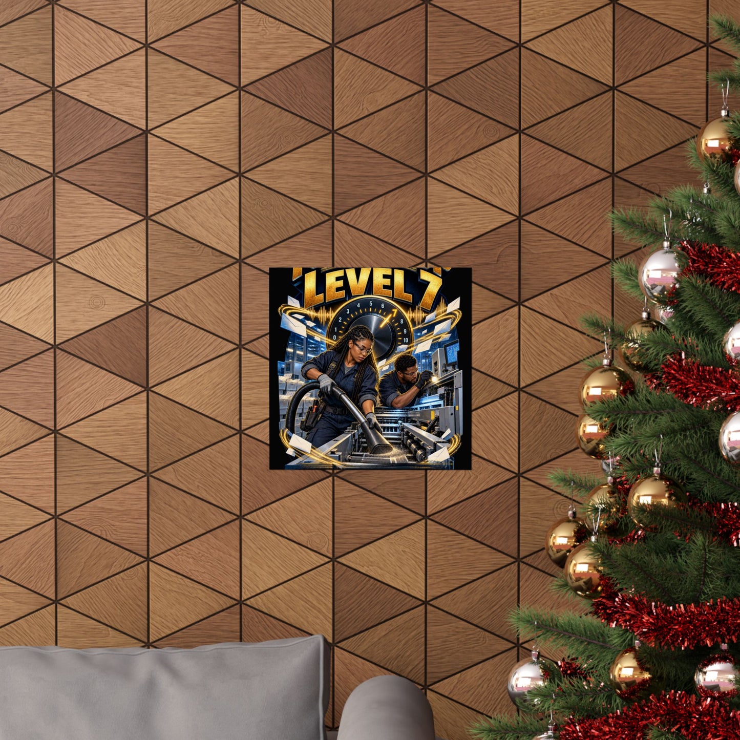 Postal Music - Turn It Up to Level 7 - Premium Matte Poster