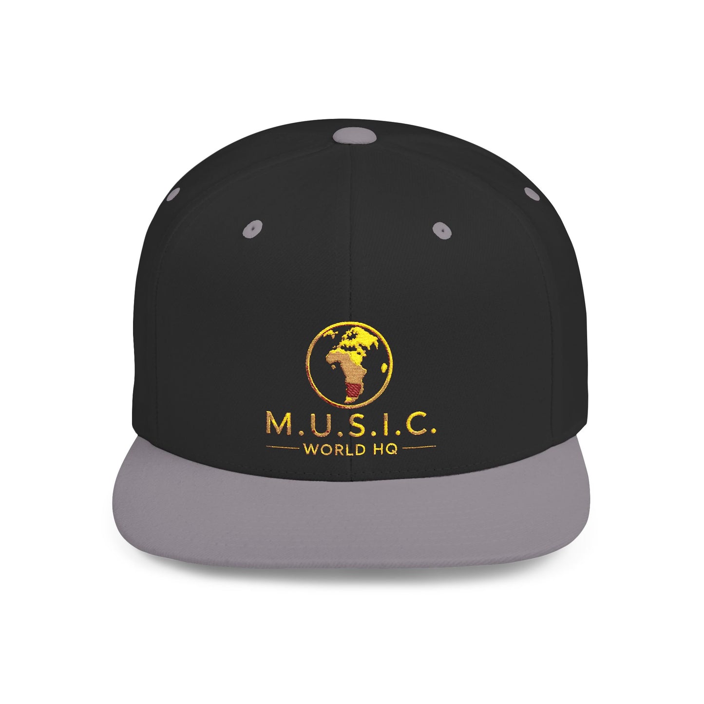M.U.S.I.C. World HQ Heritage Premium Flat-Bill Snapback