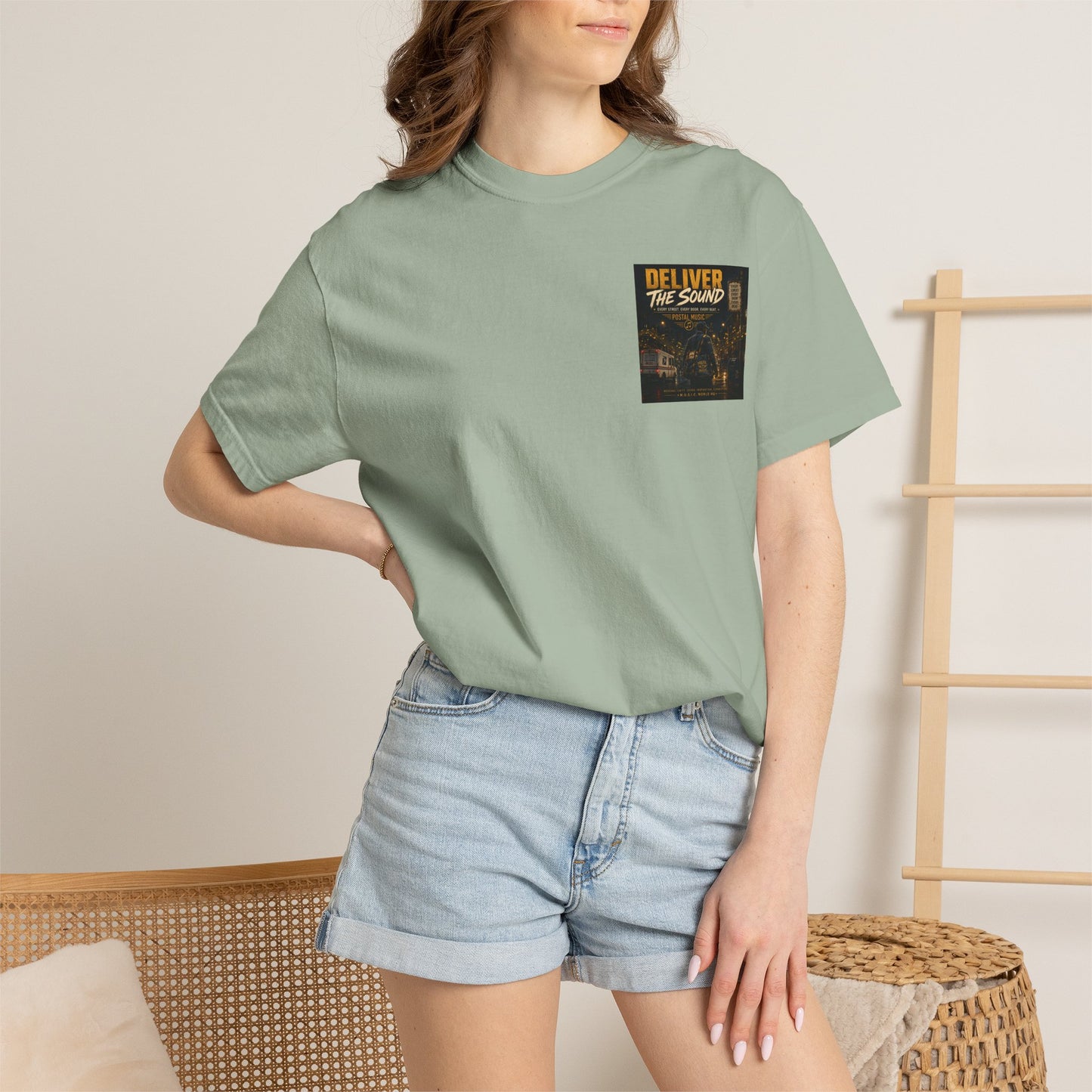 Postal Music — Deliver the Sound — Garment-Dyed T-Shirt