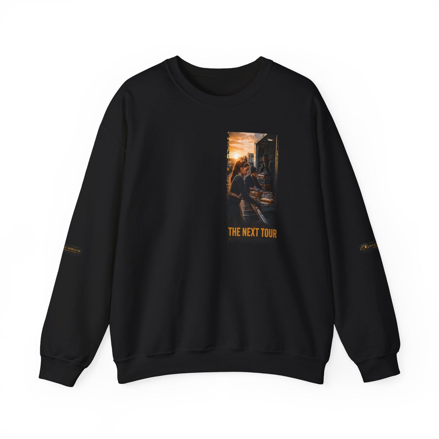 Postal Music — The Next Tour Core Crewneck Sweatshirt — Color Group 1 of 3