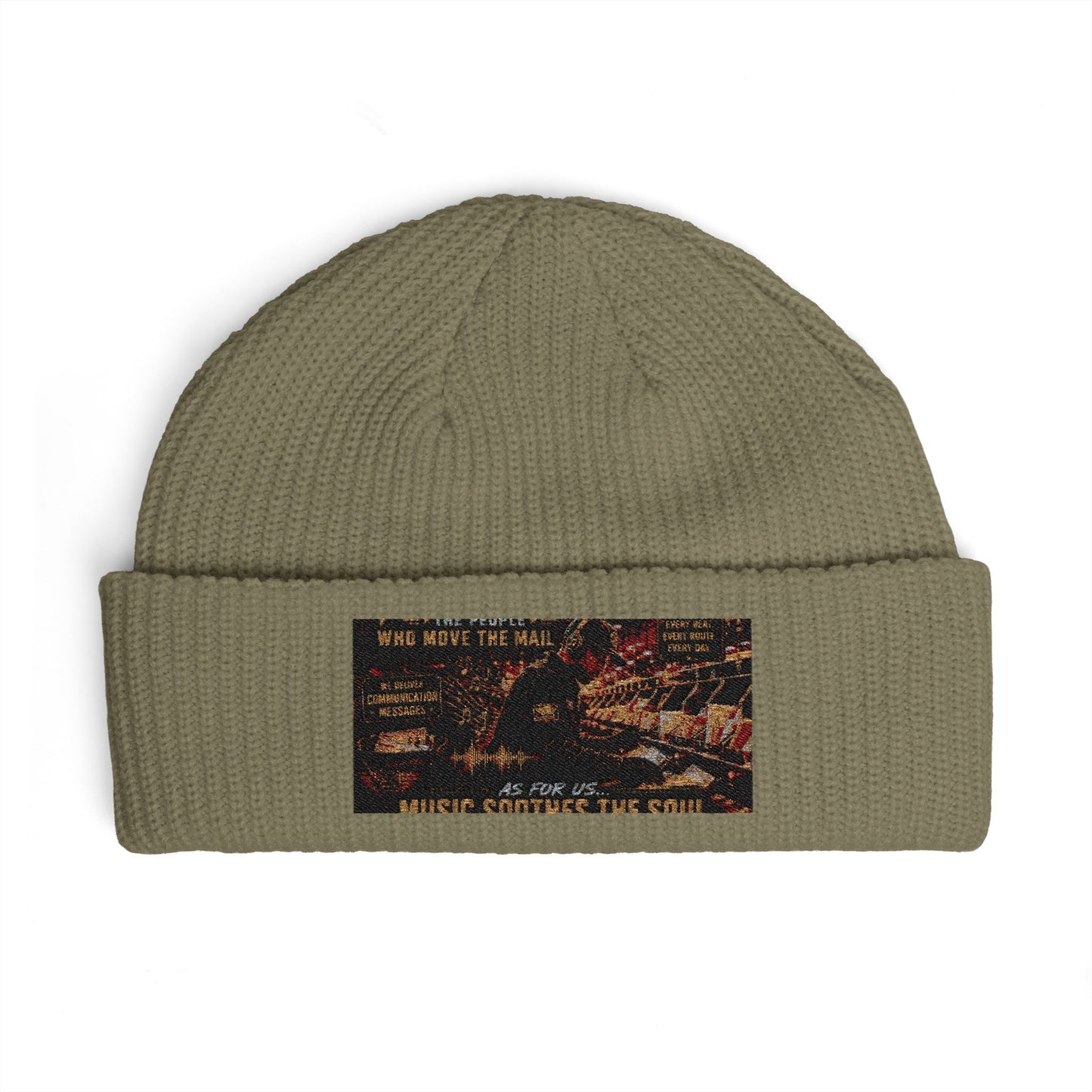 Postal Music — Music Powers the People — Knit Beanie