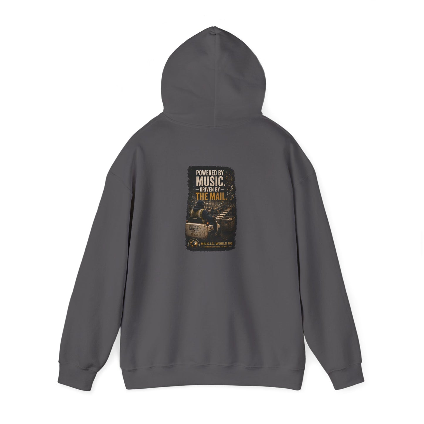 Postal Music - Powered by Music Hoodie - Colorways A1b