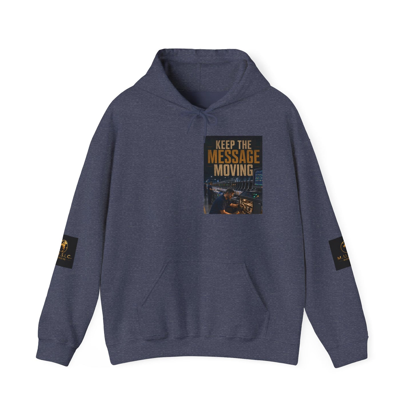 Postal Music — Keep the Message Moving — Core Pullover Hoodie