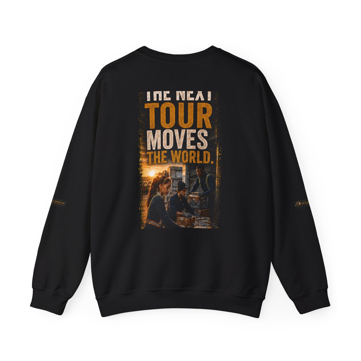 Postal Music — The Next Tour Core Crewneck Sweatshirt — Color Group 1 of 3
