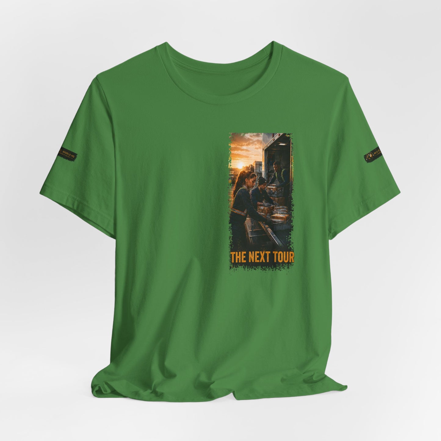 Postal Music — The Next Tour Premium Unisex T-Shirt — Color Group 7 of 11
