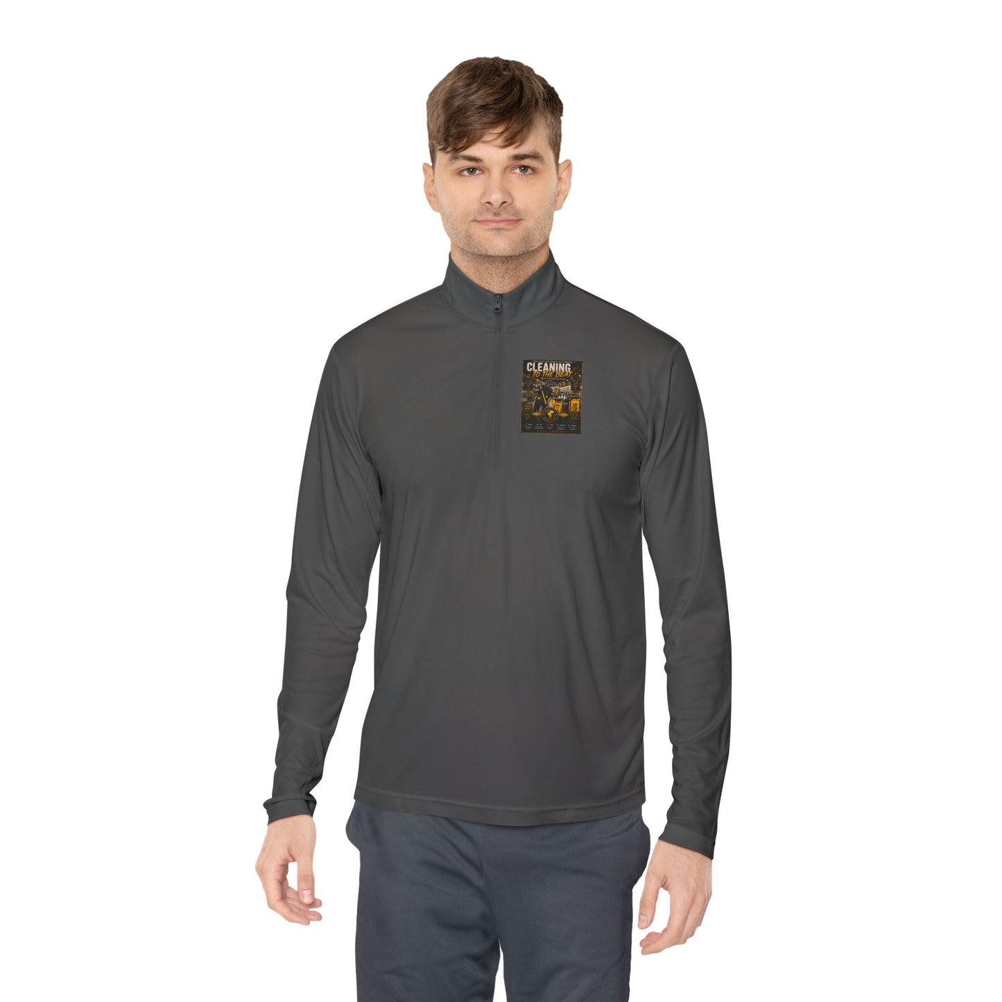 Cleaning to the Beat — Quarter-Zip Pullover