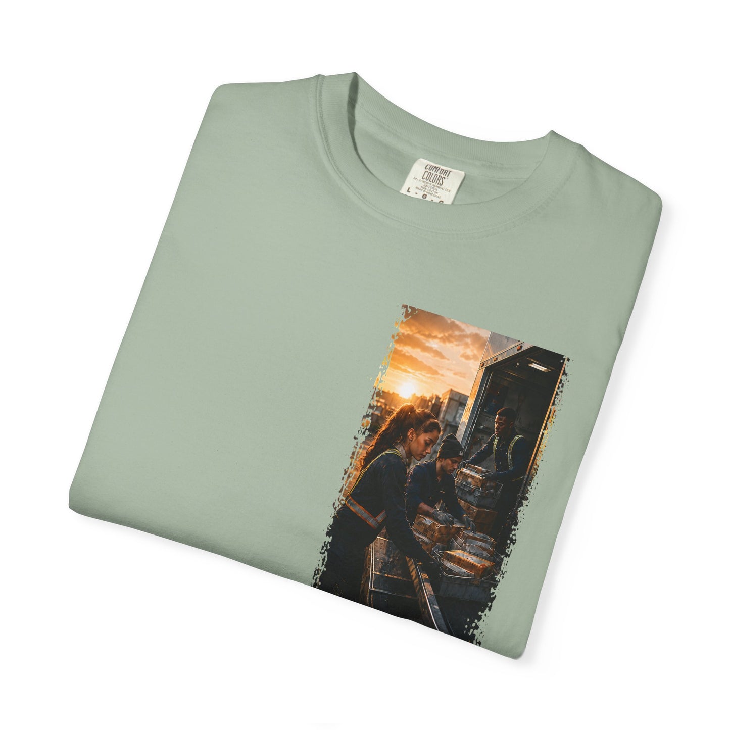 Postal Music — The Next Tour Garment-Dyed T-Shirt — Color Group 1 of 4