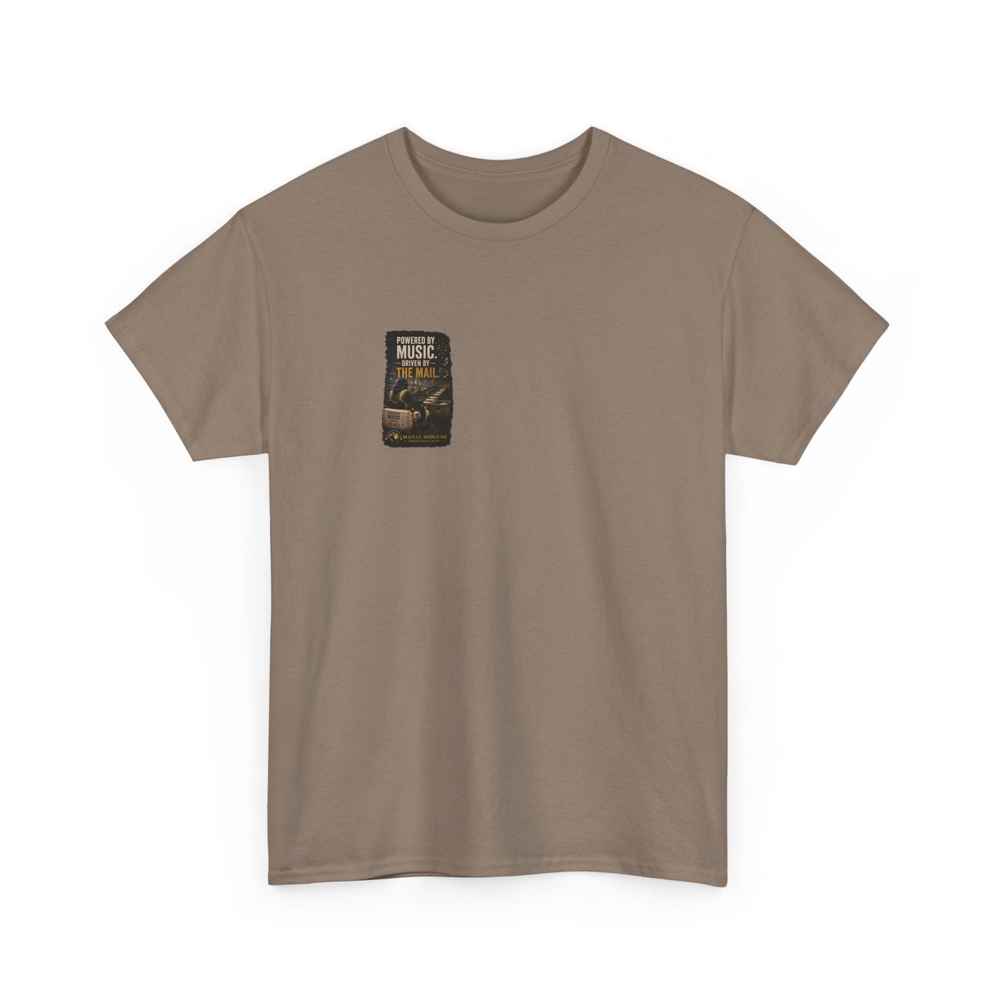 Postal Music - Powered by Music Premium T-Shirt - Colorways A