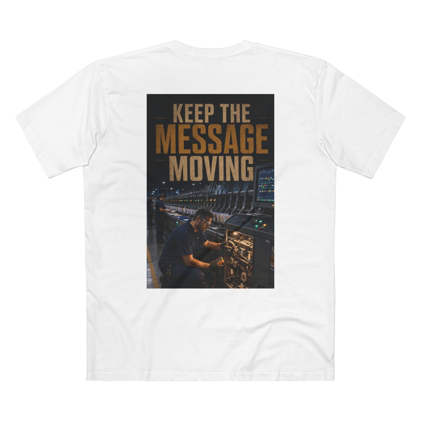 Postal Music — Keep the Message Moving — Streetwear T-Shirt