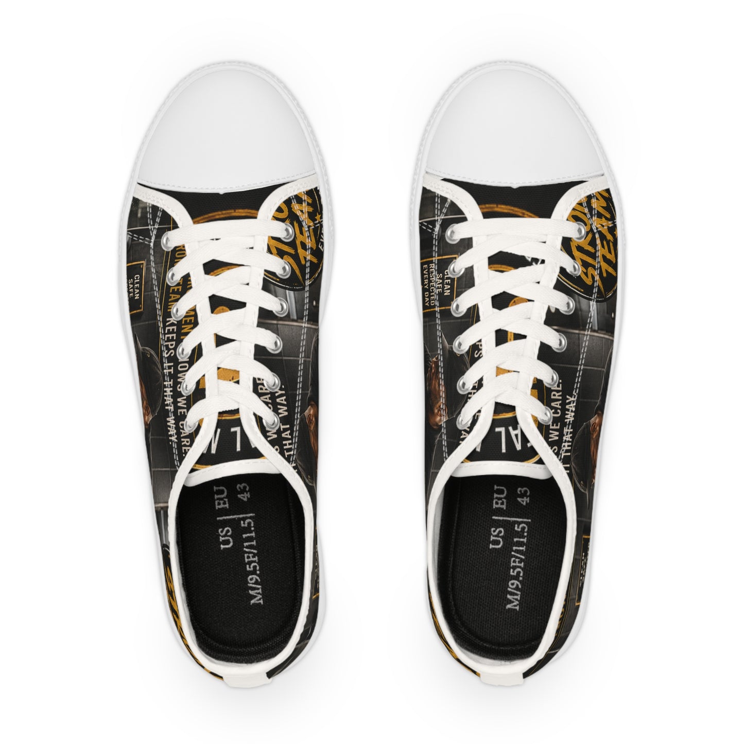 Clean Today. Better Tomorrow. — Low-Top Sneakers