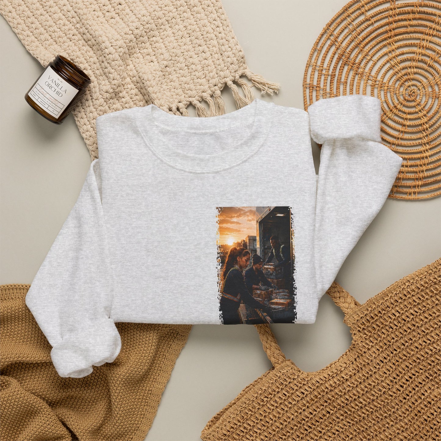 Postal Music — The Next Tour Core Crewneck Sweatshirt — Color Group 1 of 3