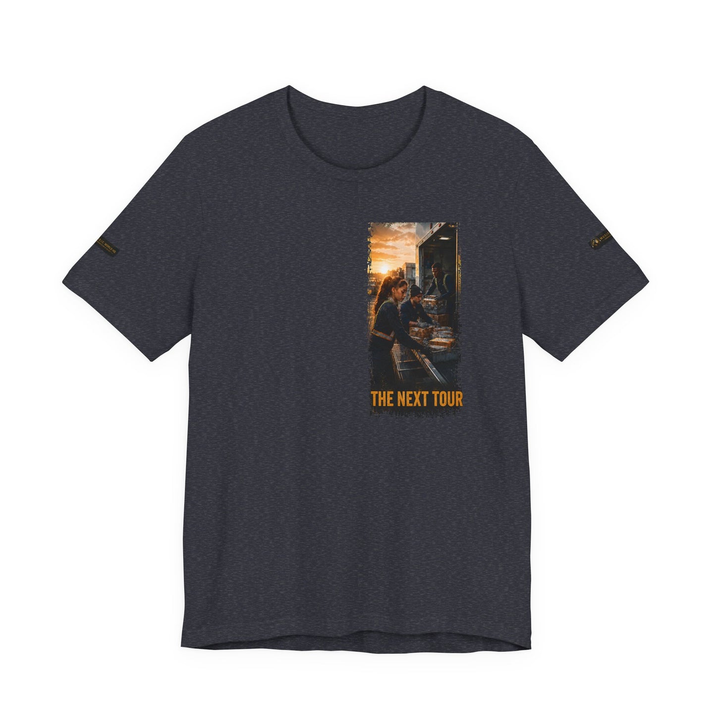 Postal Music — The Next Tour Premium Unisex T-Shirt — Color Group 5 of 11