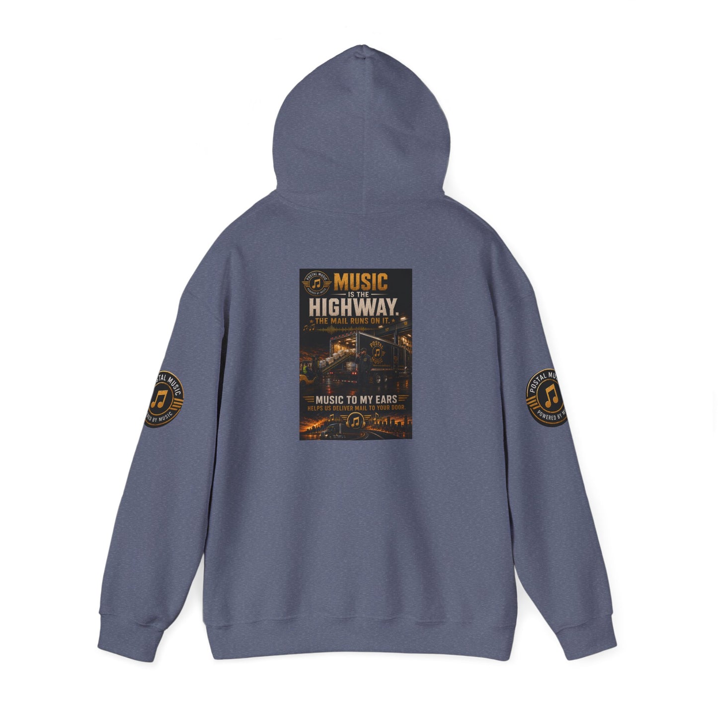 Postal Music — Music Is the Highway — Core Pullover Hoodie