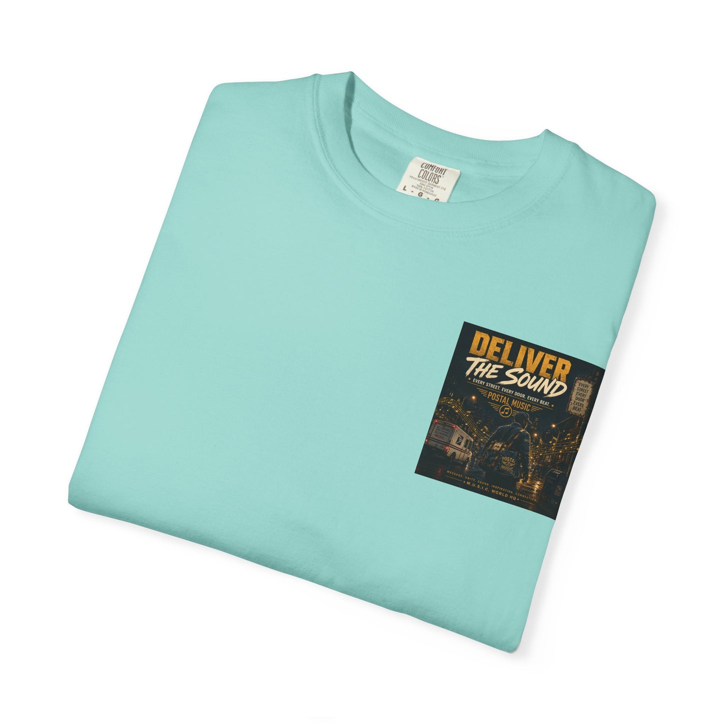 Postal Music — Deliver the Sound — Garment-Dyed T-Shirt
