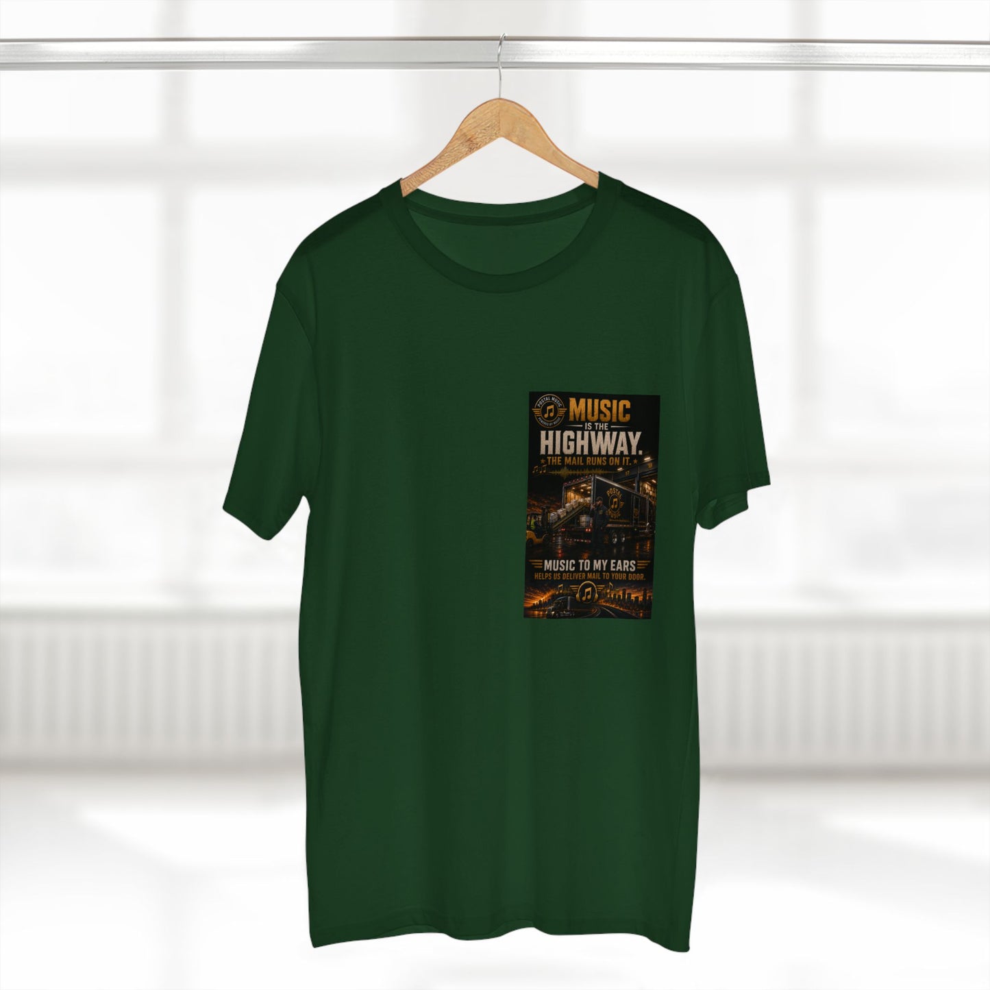 Postal Music — Music Is the Highway — Streetwear T-Shirt
