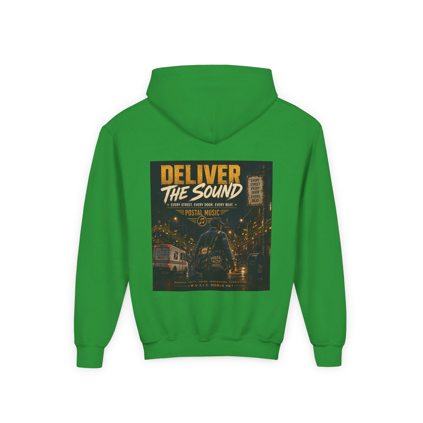 Postal Music — Deliver the Sound — Youth Hoodie
