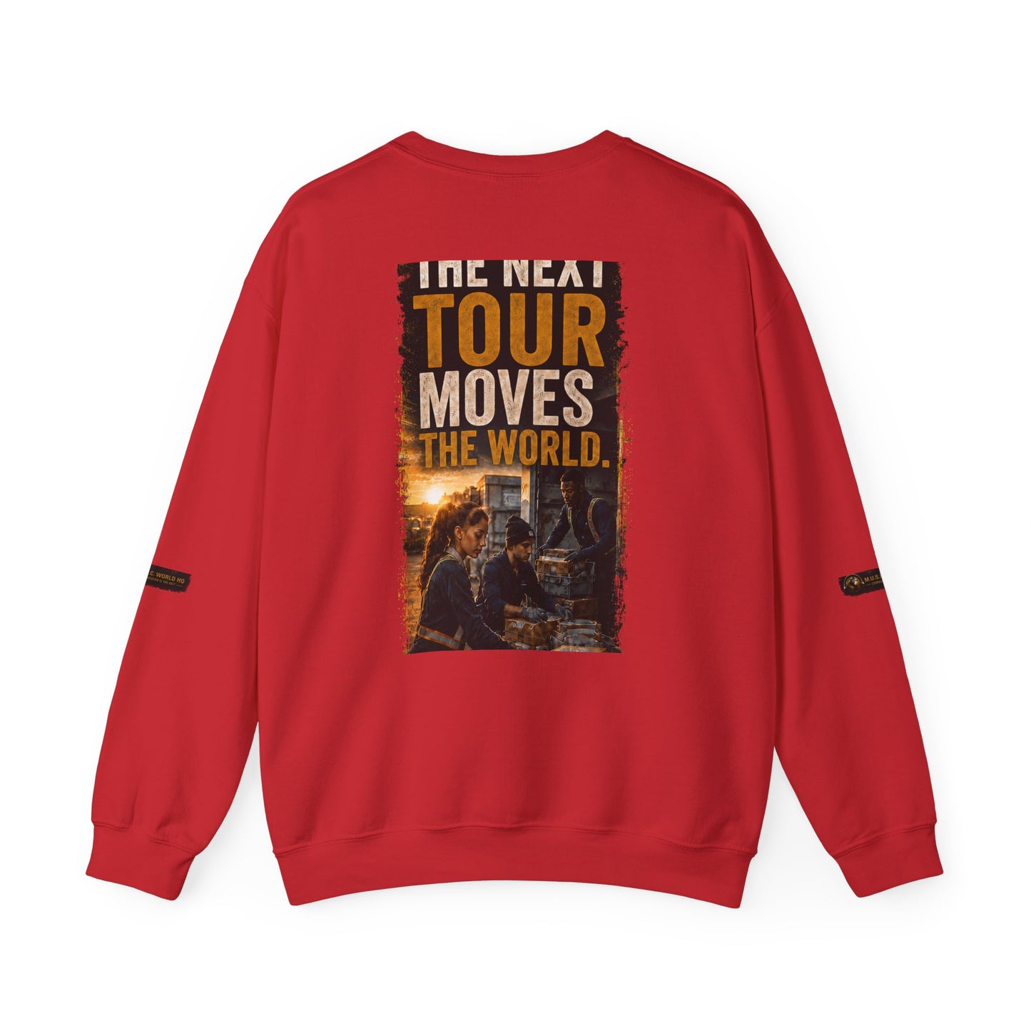 Postal Music — The Next Tour Core Crewneck Sweatshirt — Color Group 2 of 3