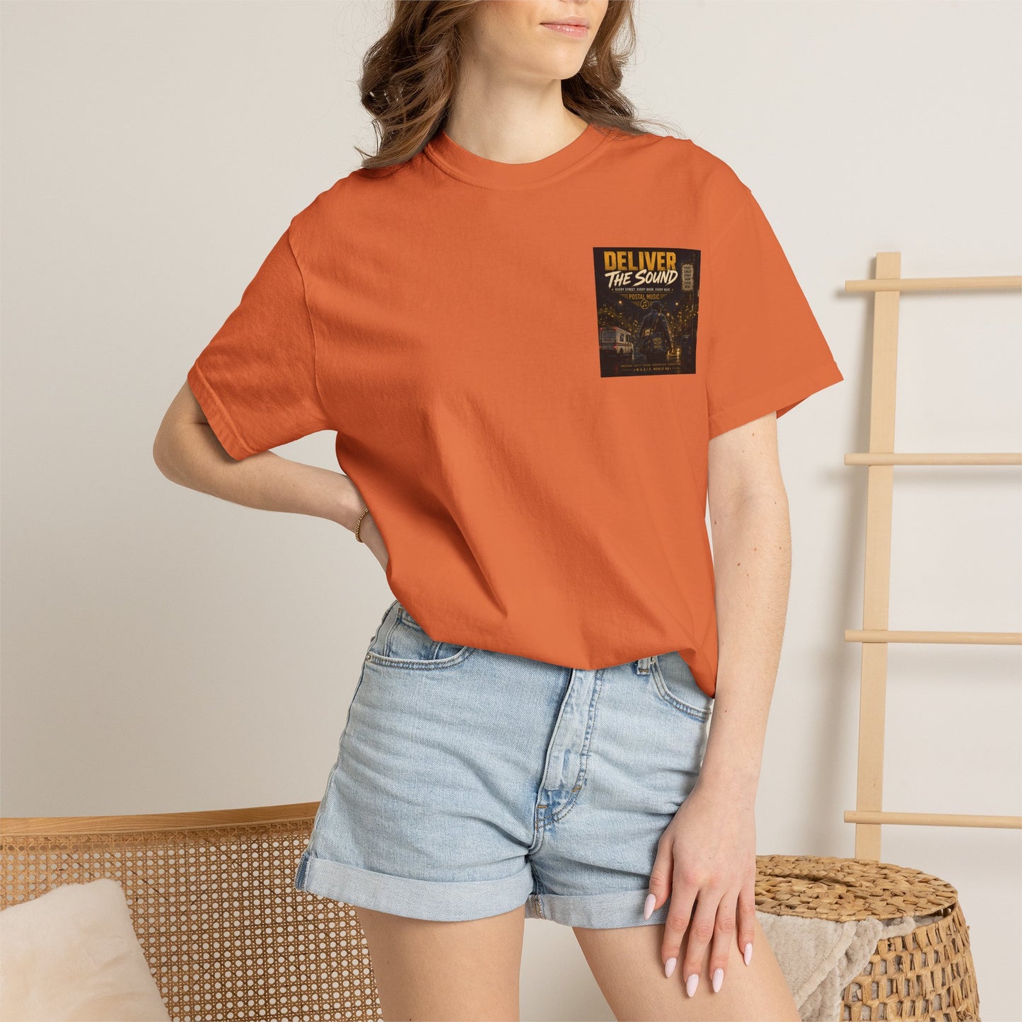 Postal Music — Deliver the Sound — Garment-Dyed T-Shirt