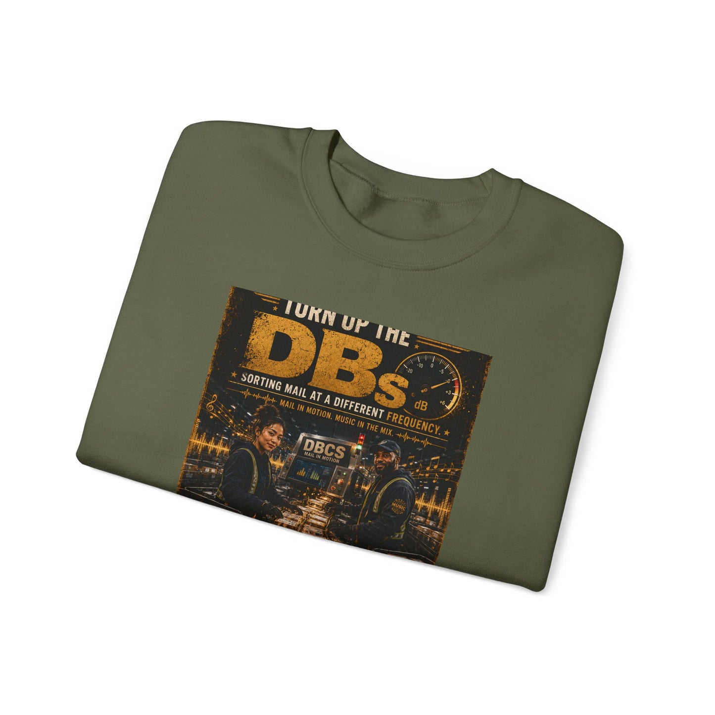 Turn Up the DBs — Men's Crewneck Sweatshirt (Jogger Set Top)