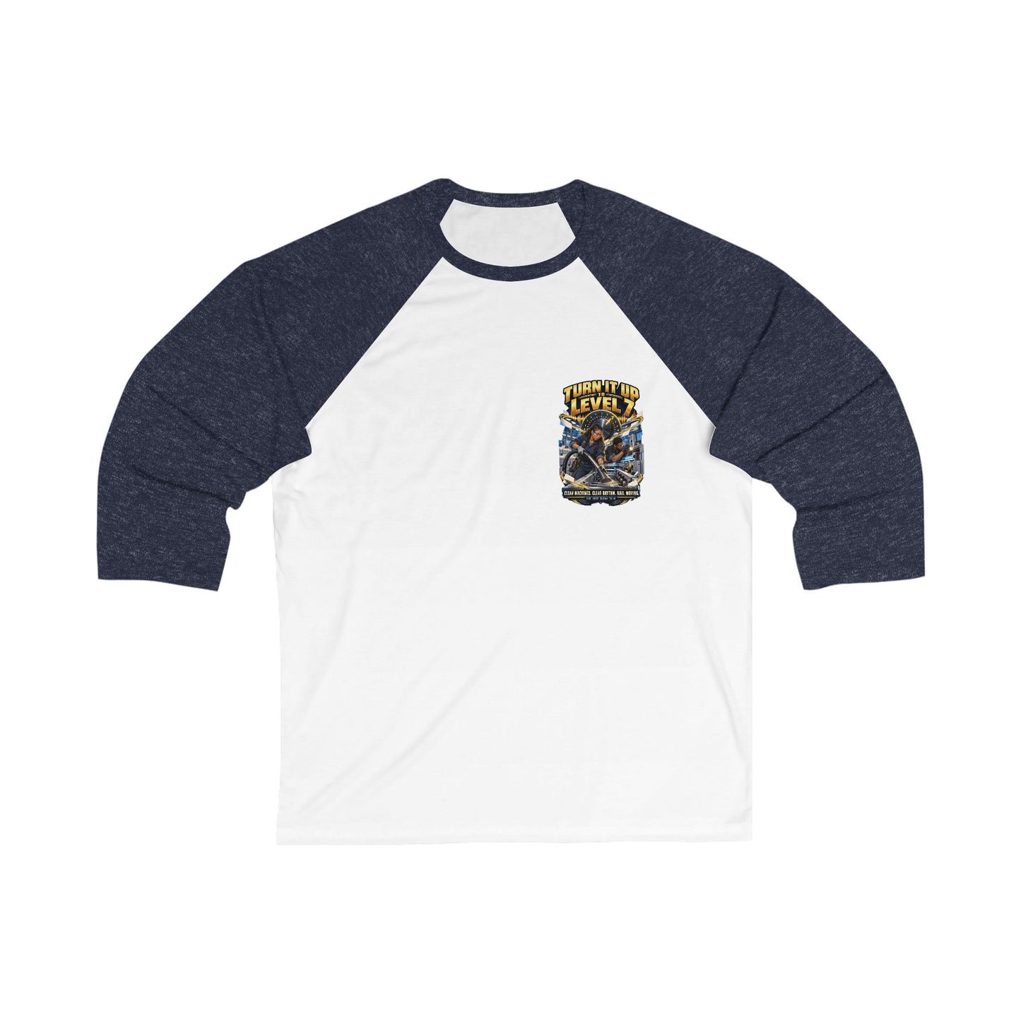 Postal Music - Turn It Up to Level 7 - Baseball Tee