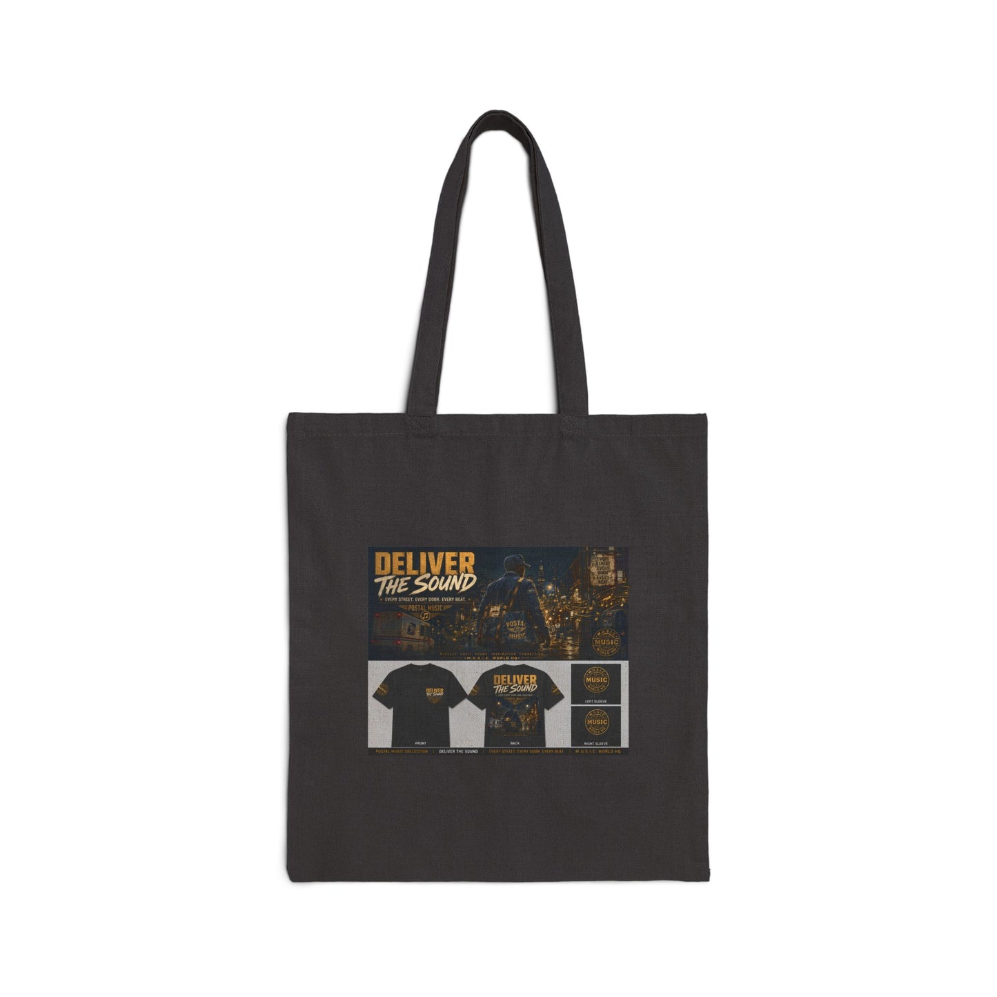 Postal Music — Deliver the Sound — Canvas Tote