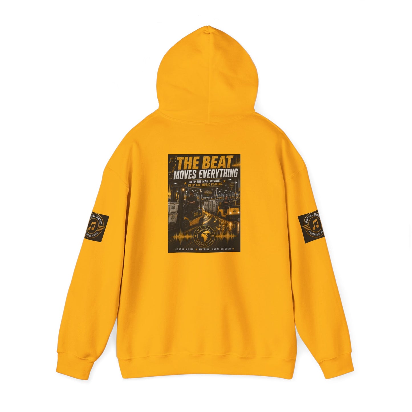 The Beat Moves Everything — Men's Hoodie | Postal Music