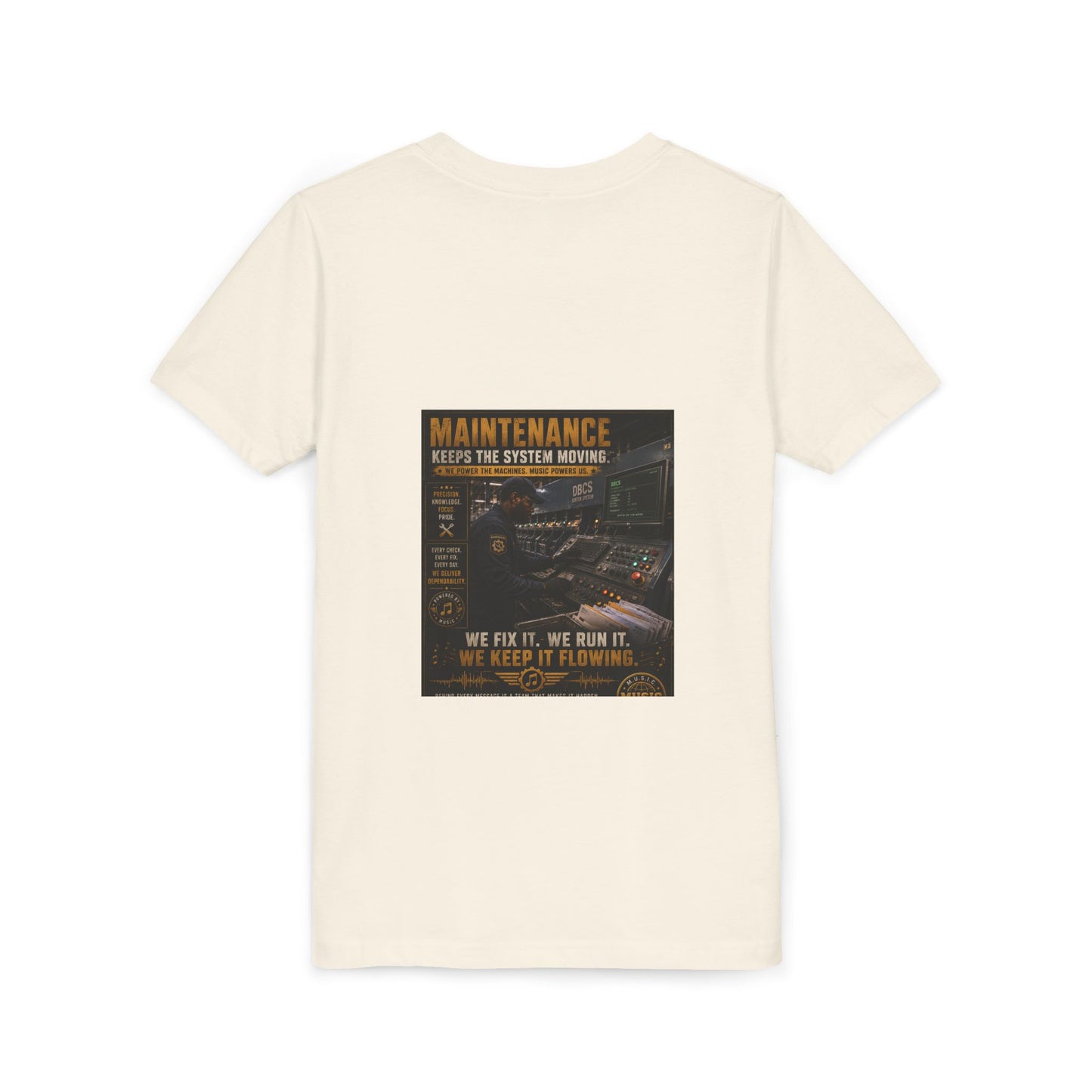 Postal Music — Maintenance Keeps the System Moving — Youth T-Shirt