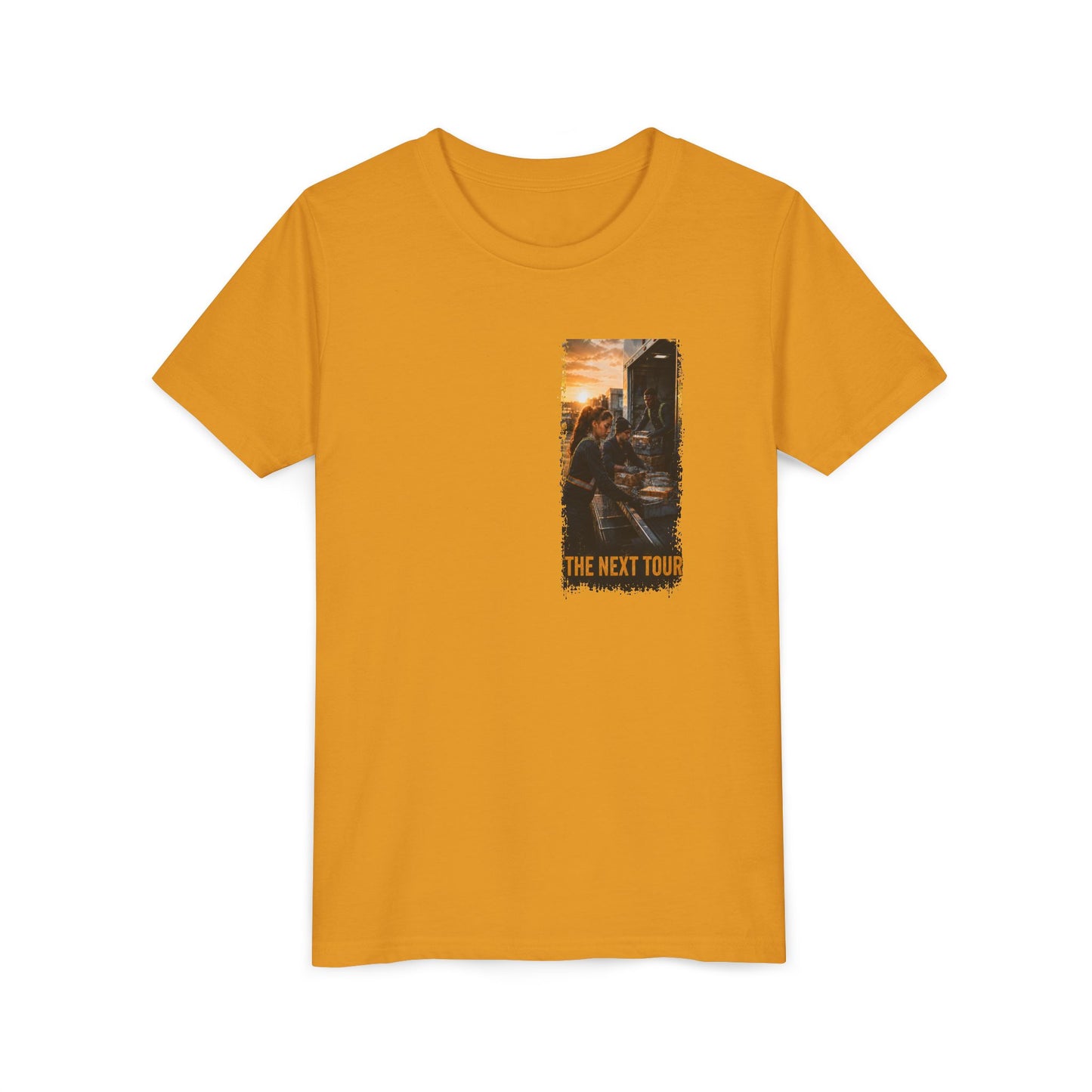 Postal Music — The Next Tour Youth T-Shirt — Color Group 1 of 2