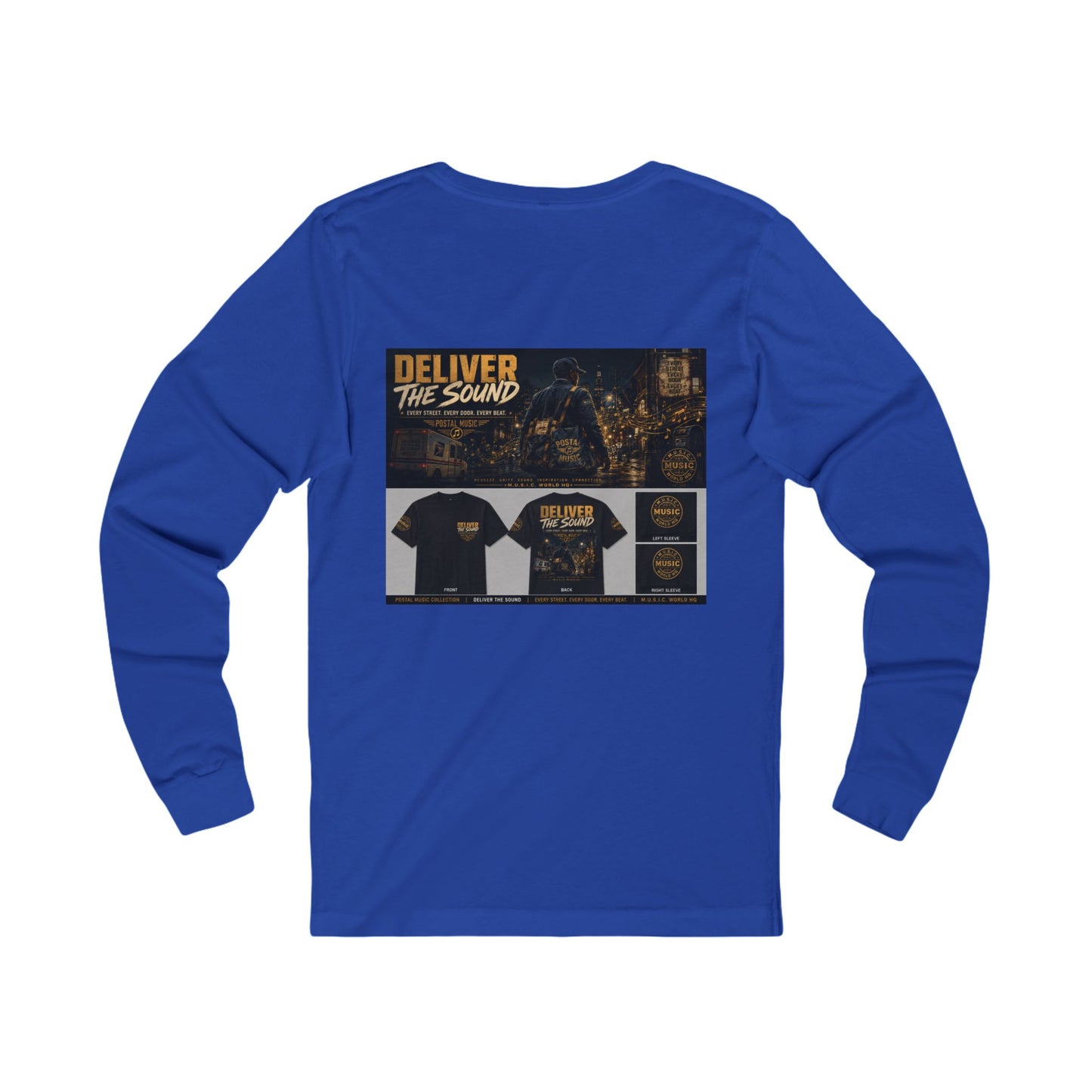 Postal Music — Deliver the Sound — Long-Sleeve T-Shirt
