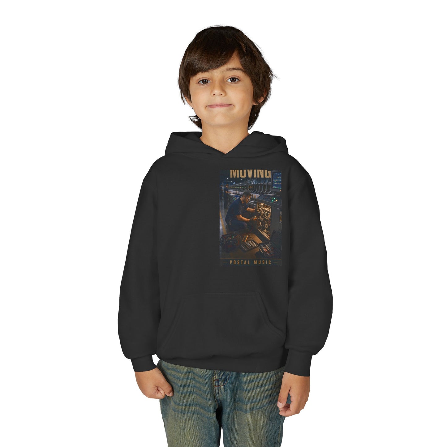 Postal Music — Keep the Message Moving — Youth Hoodie