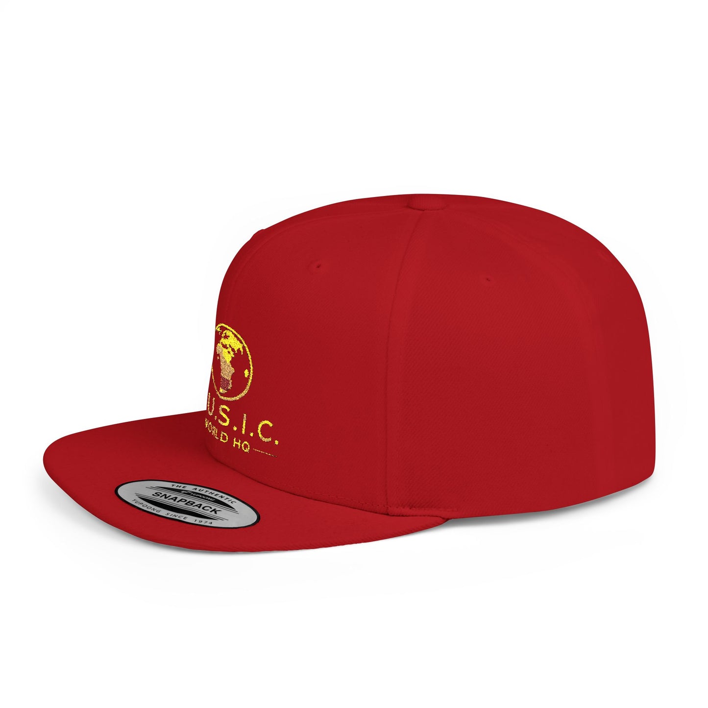M.U.S.I.C. World HQ Heritage Premium Flat-Bill Snapback
