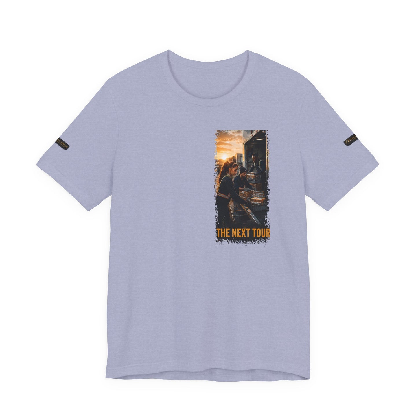 Postal Music — The Next Tour Premium Unisex T-Shirt — Color Group 3 of 11