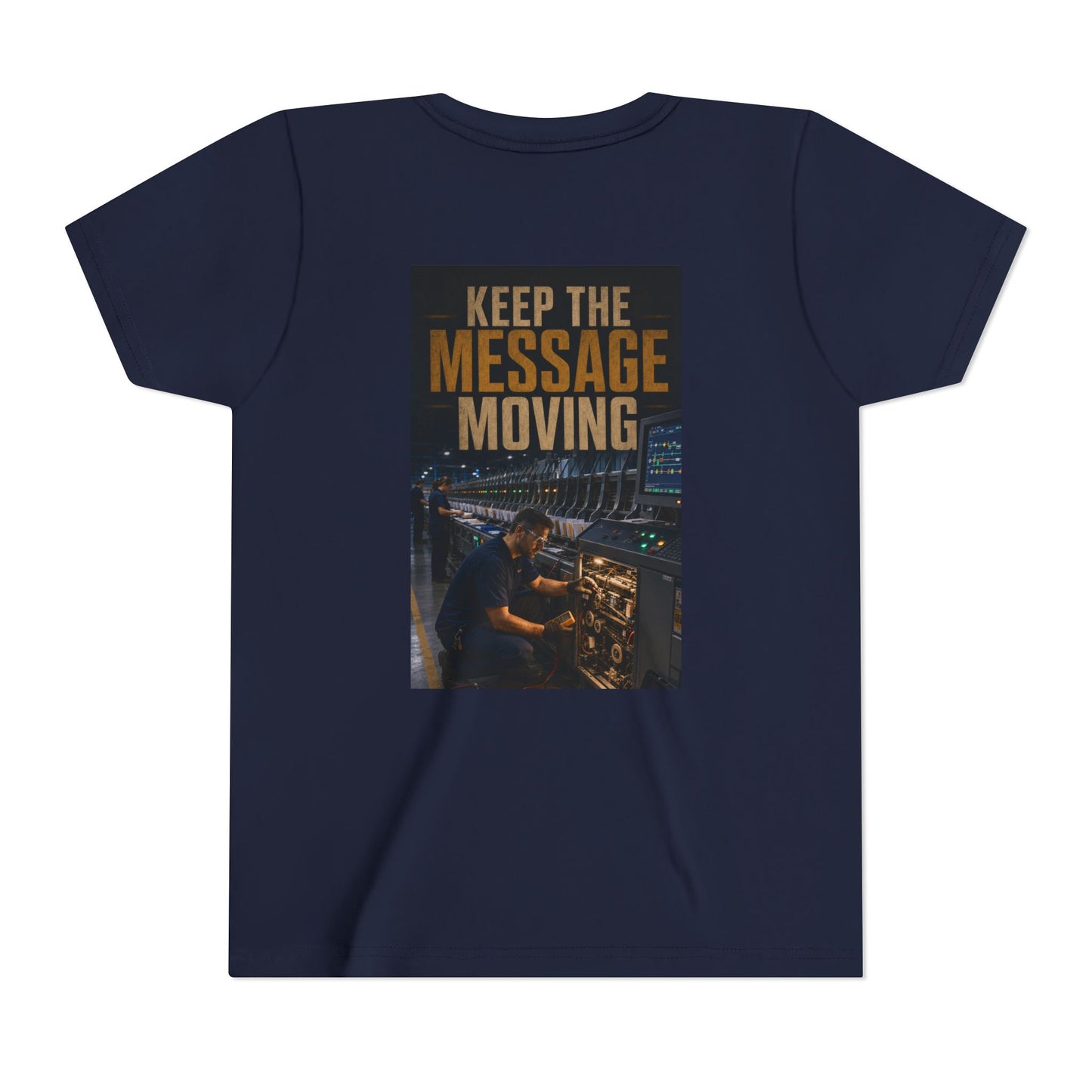 Postal Music — Keep the Message Moving — Youth T-Shirt