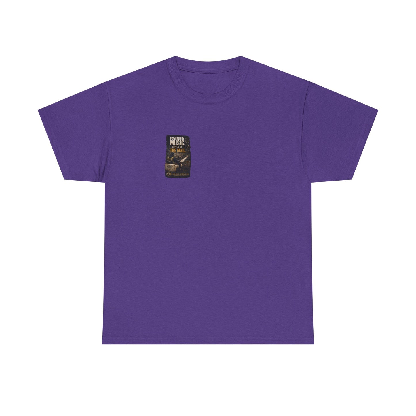 Postal Music - Powered by Music Premium T-Shirt - Colorways C