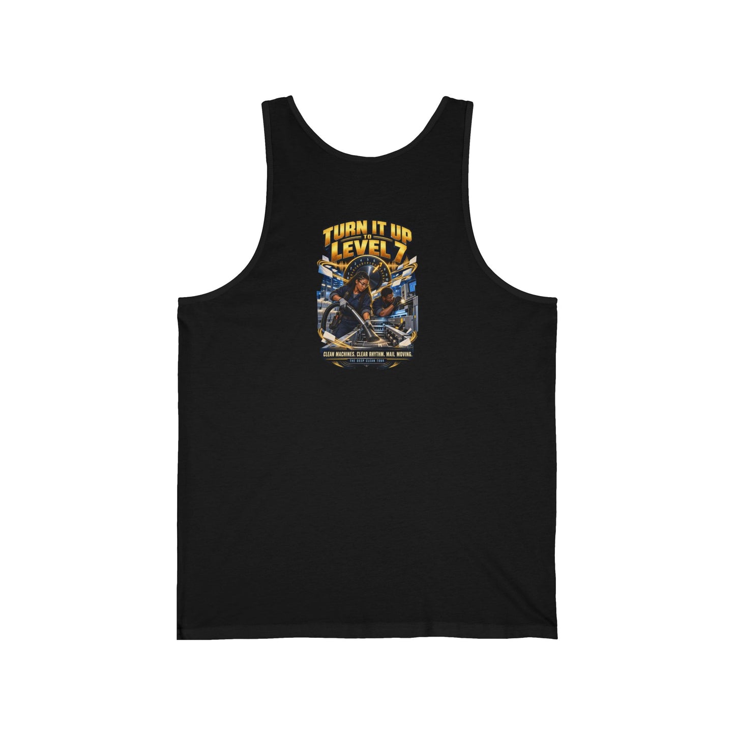Postal Music - Turn It Up to Level 7 - Unisex Tank Top