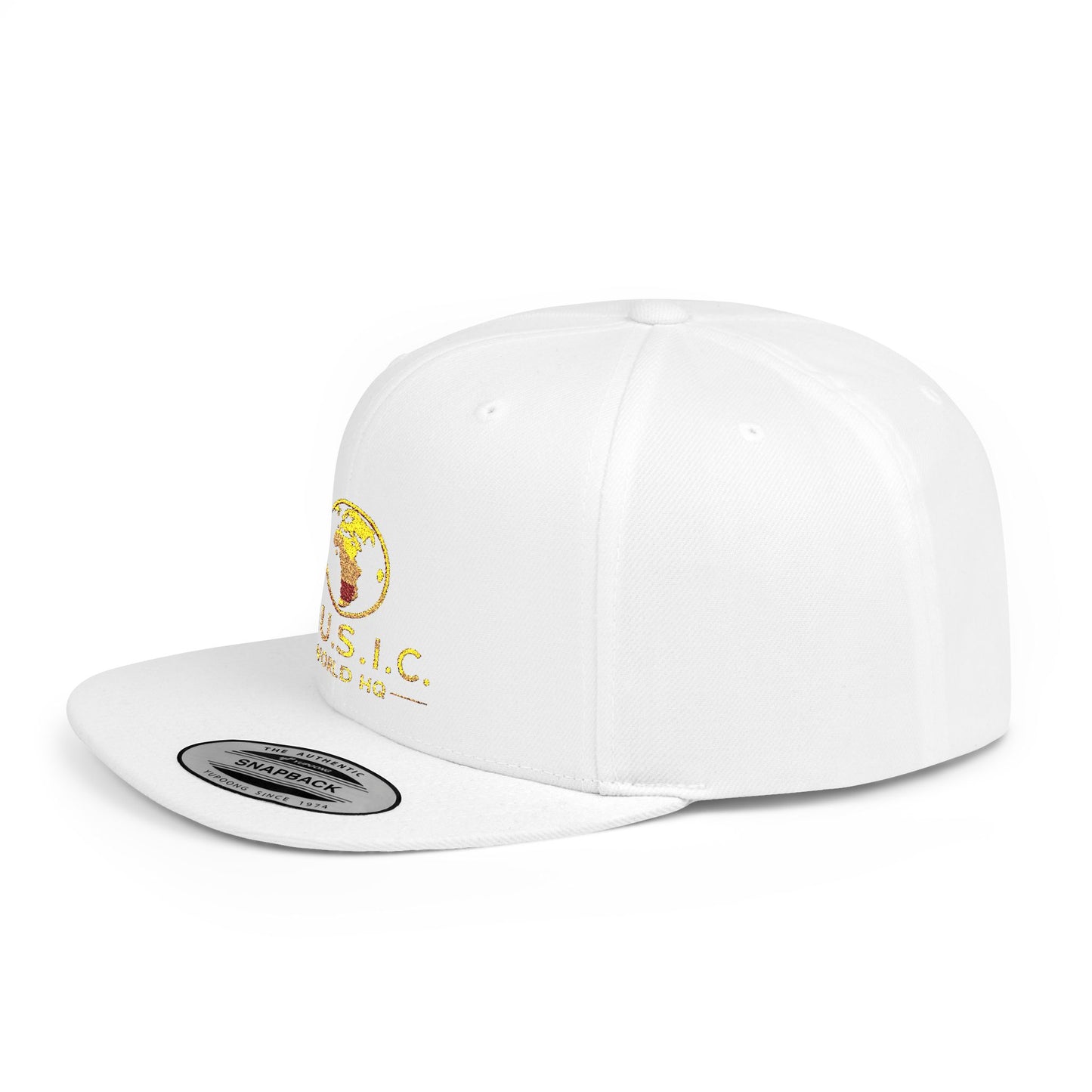 M.U.S.I.C. World HQ Heritage Premium Flat-Bill Snapback