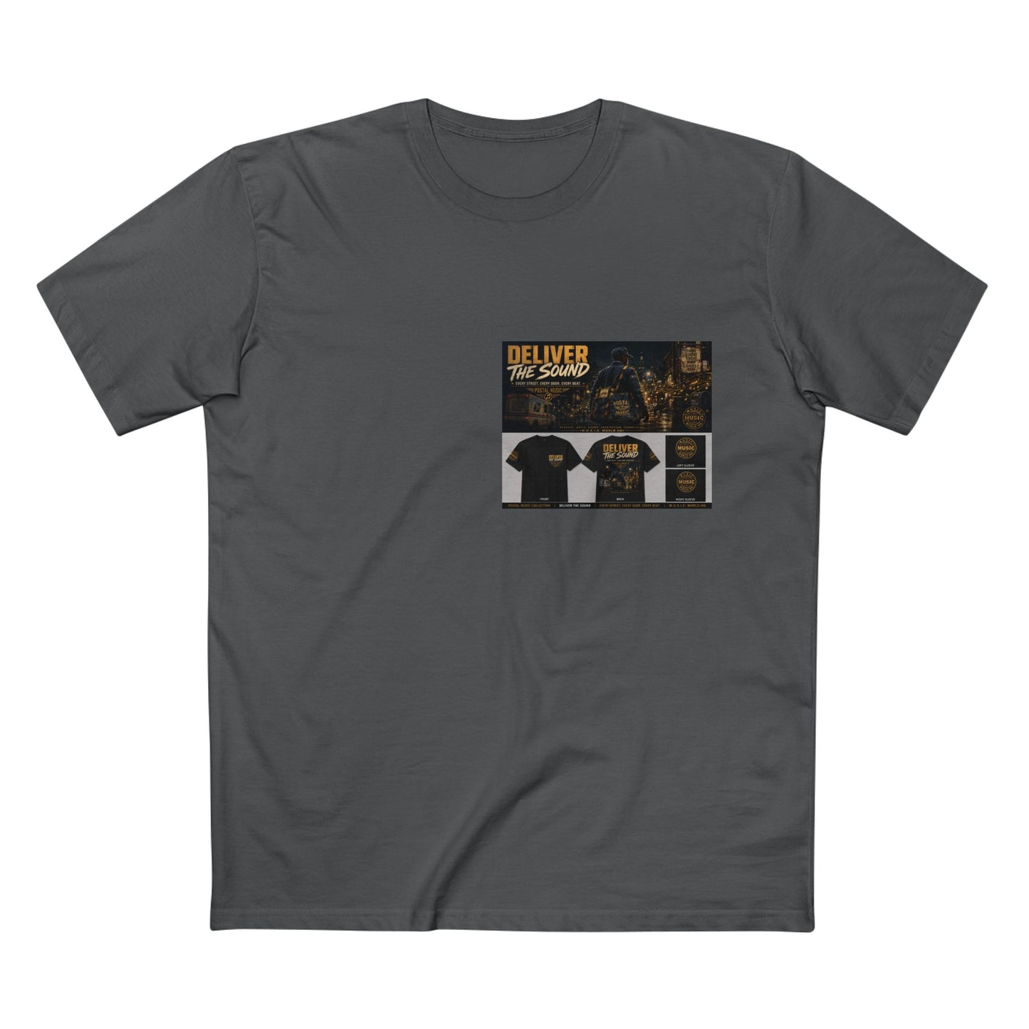 Postal Music — Deliver the Sound — Streetwear T-Shirt
