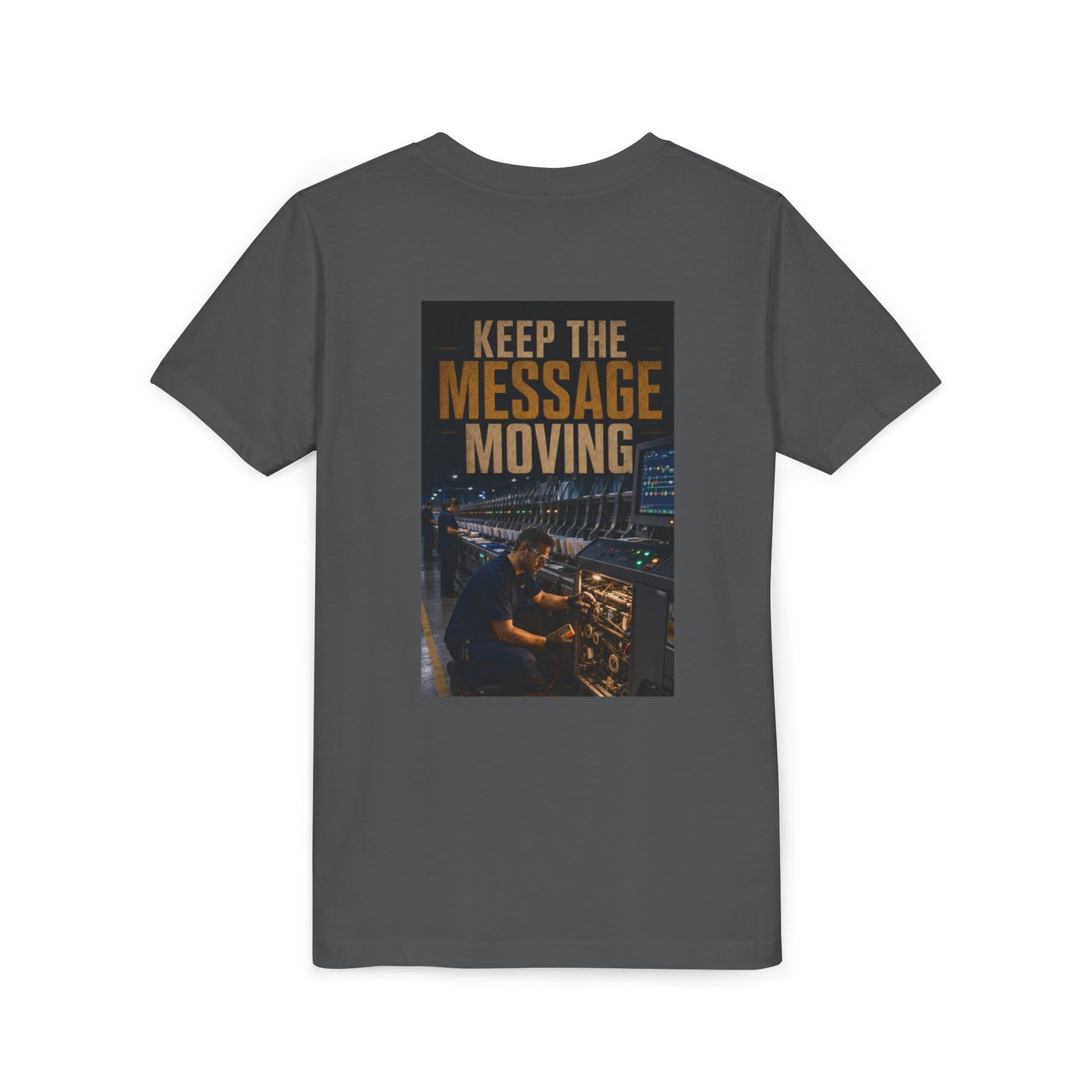 Postal Music — Keep the Message Moving — Youth T-Shirt