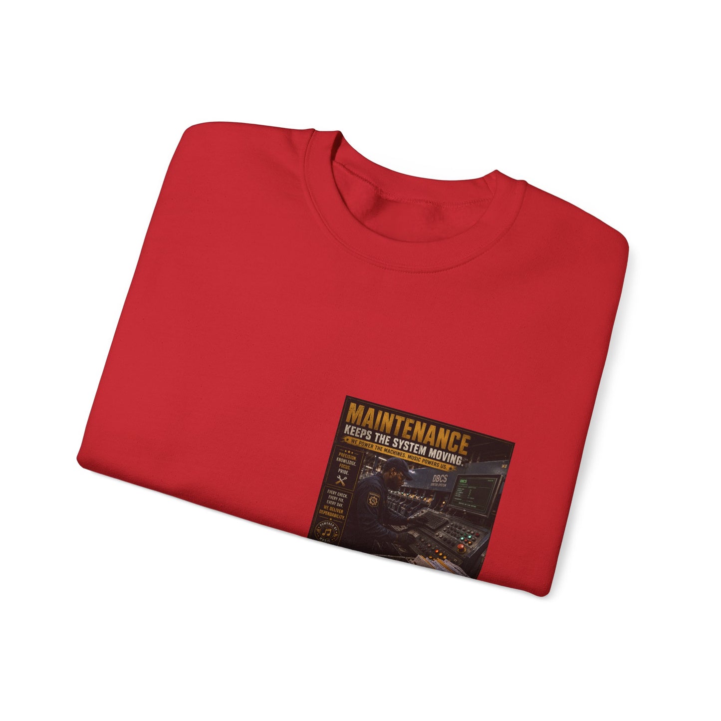 Postal Music — Maintenance Keeps the System Moving — Core Crewneck Sweatshirt