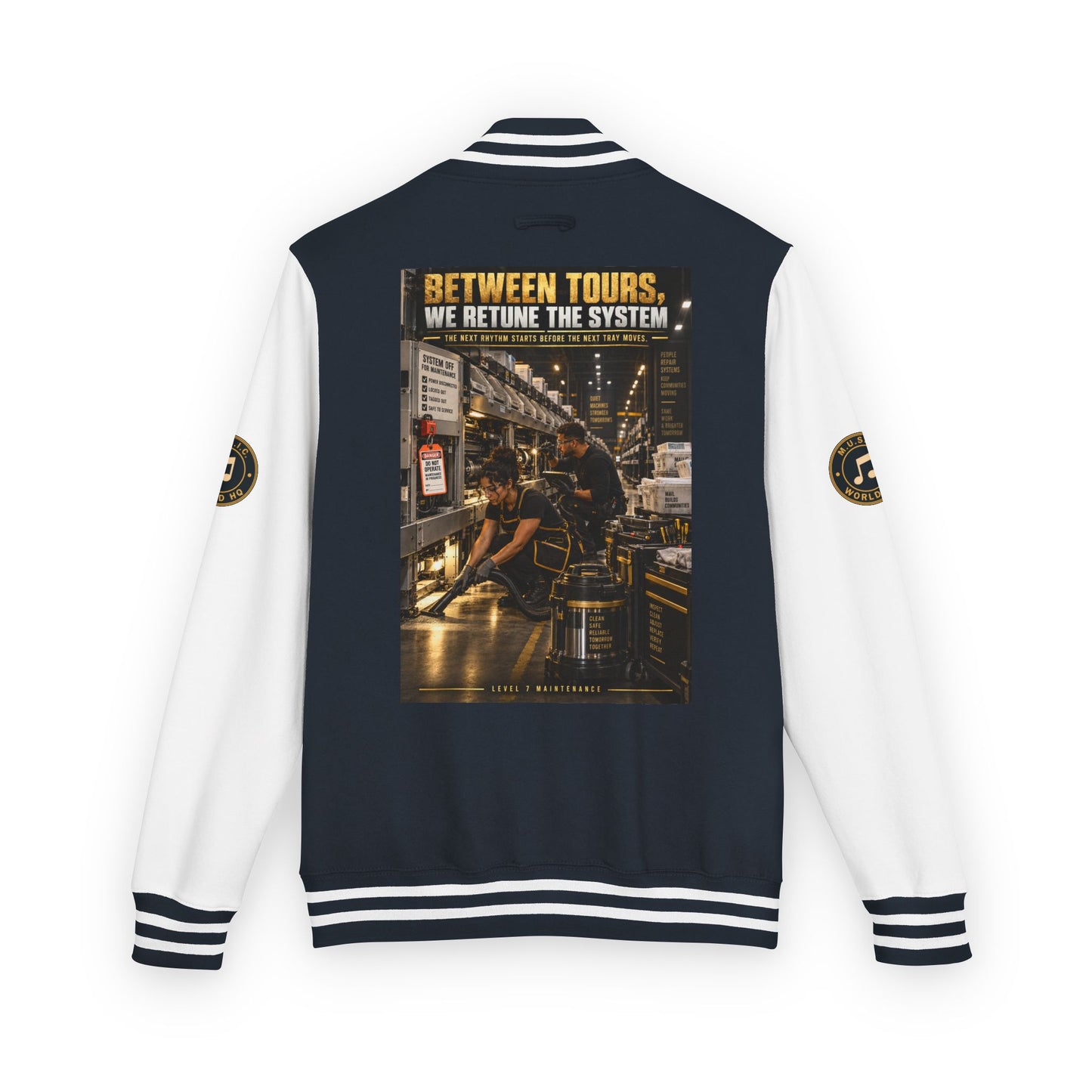 Postal Music - Between Tours, We Retune the System - Heavyweight Letterman Jacket