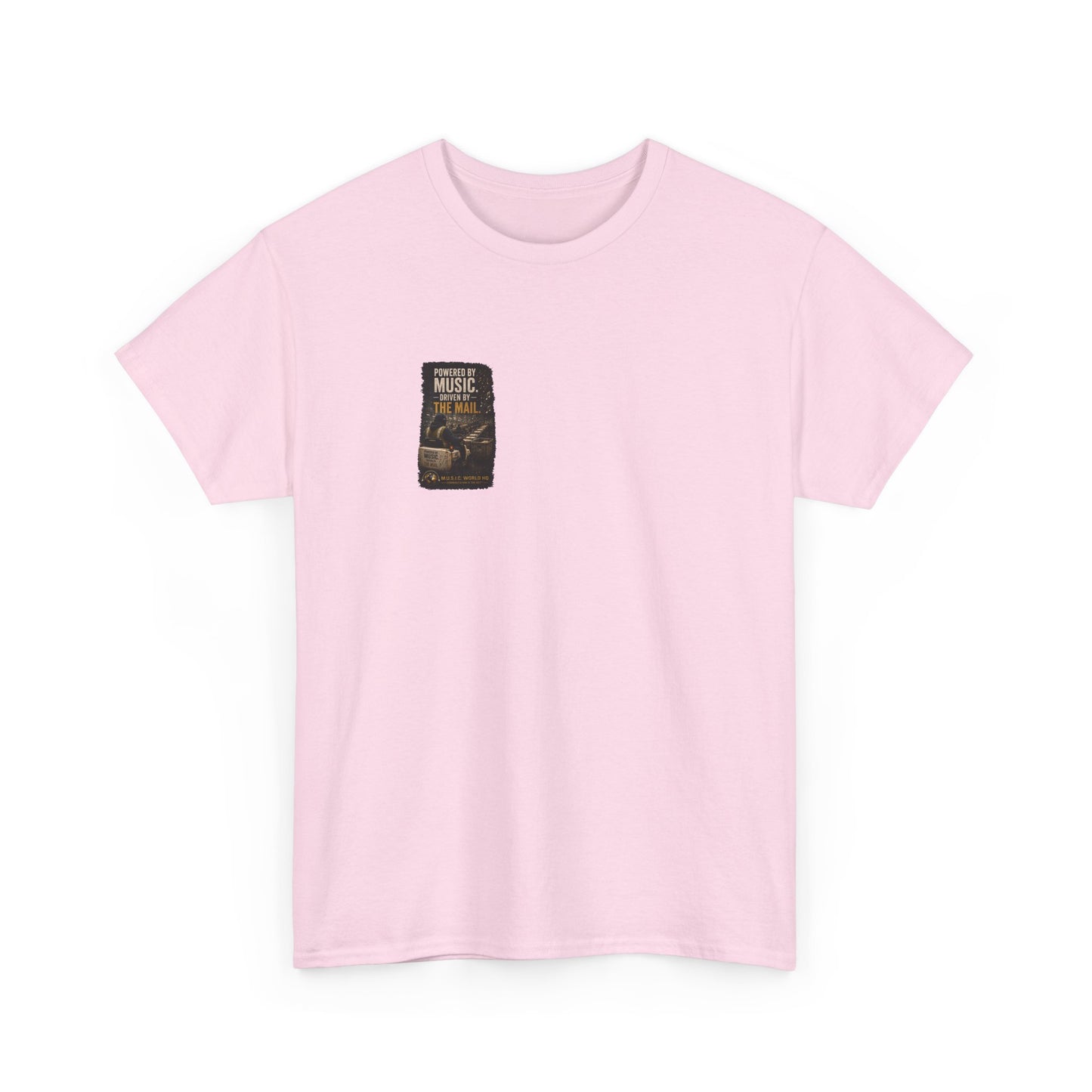 Postal Music - Powered by Music Premium T-Shirt - Colorways C
