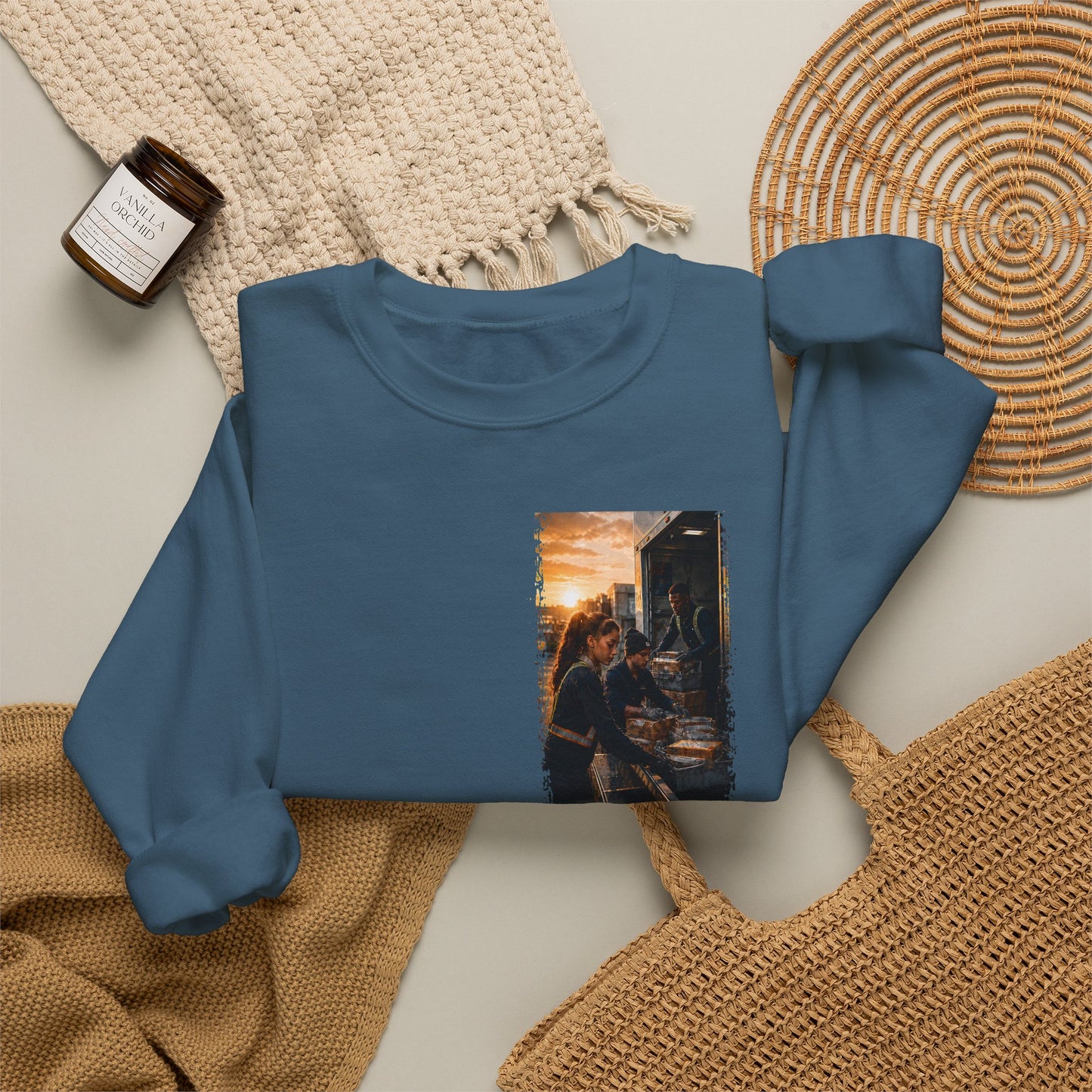 Postal Music — The Next Tour Core Crewneck Sweatshirt — Color Group 2 of 3