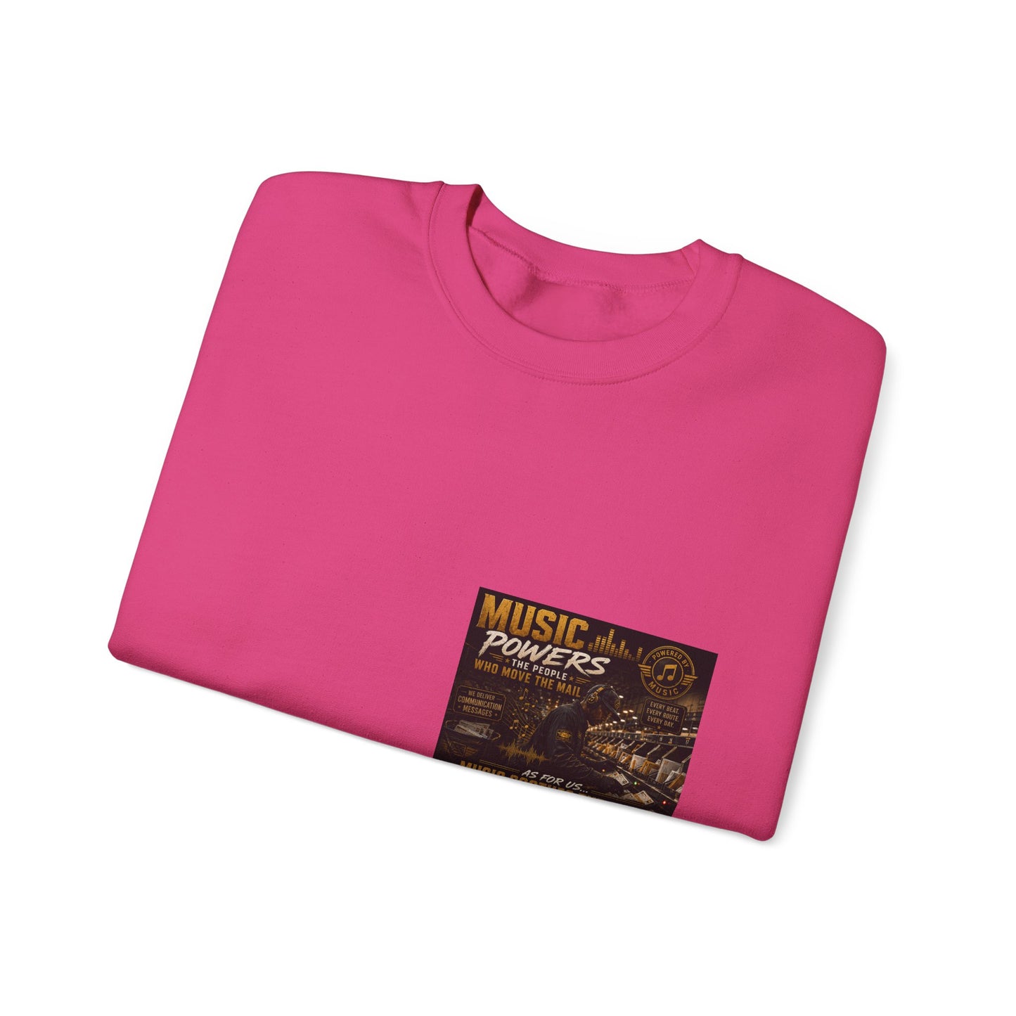 Postal Music — Music Powers the People — Core Crewneck Sweatshirt