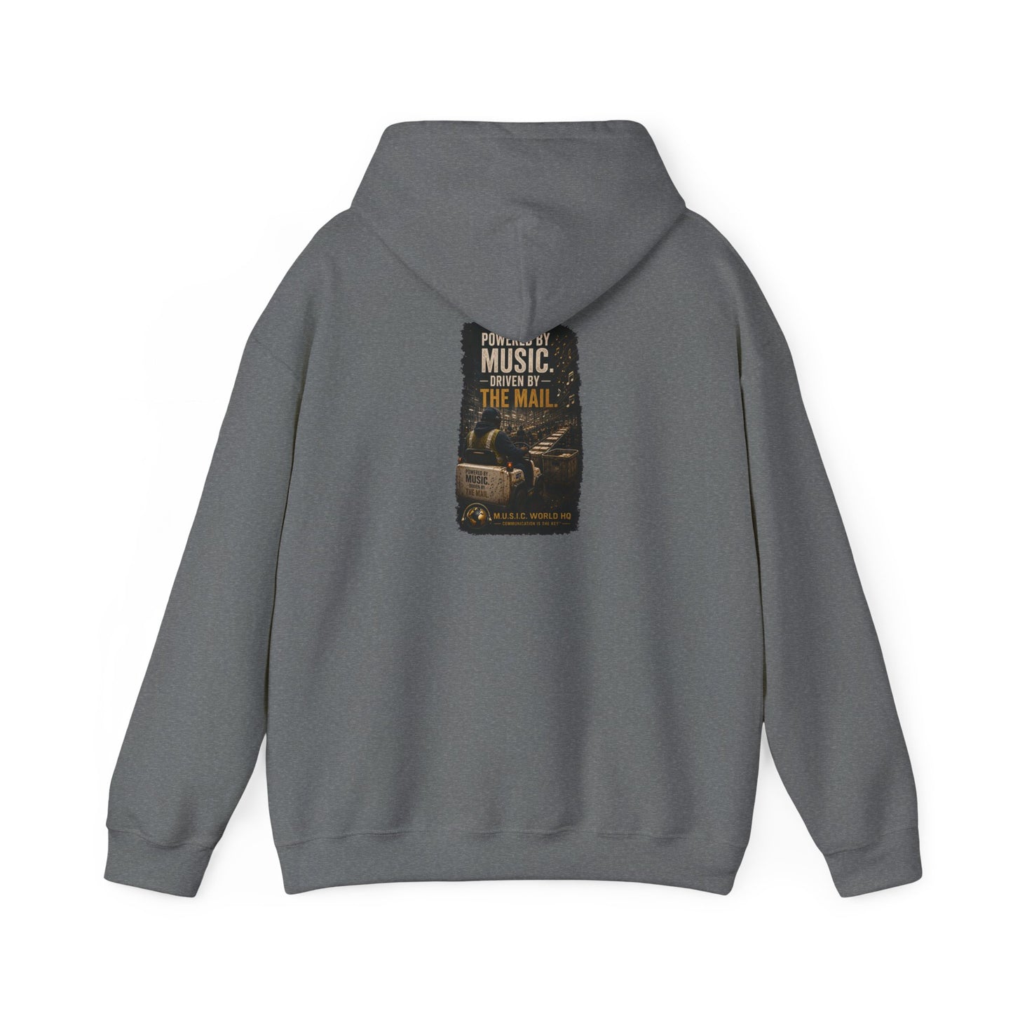 Postal Music - Powered by Music Hoodie - Colorways B