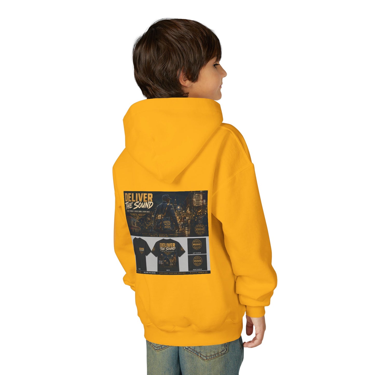 Postal Music — Deliver the Sound — Youth Hoodie