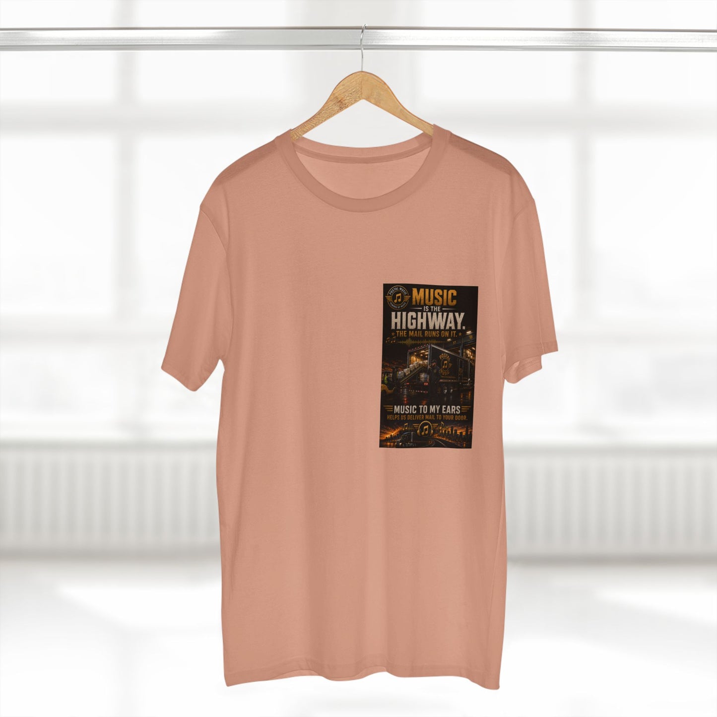 Postal Music — Music Is the Highway — Streetwear T-Shirt