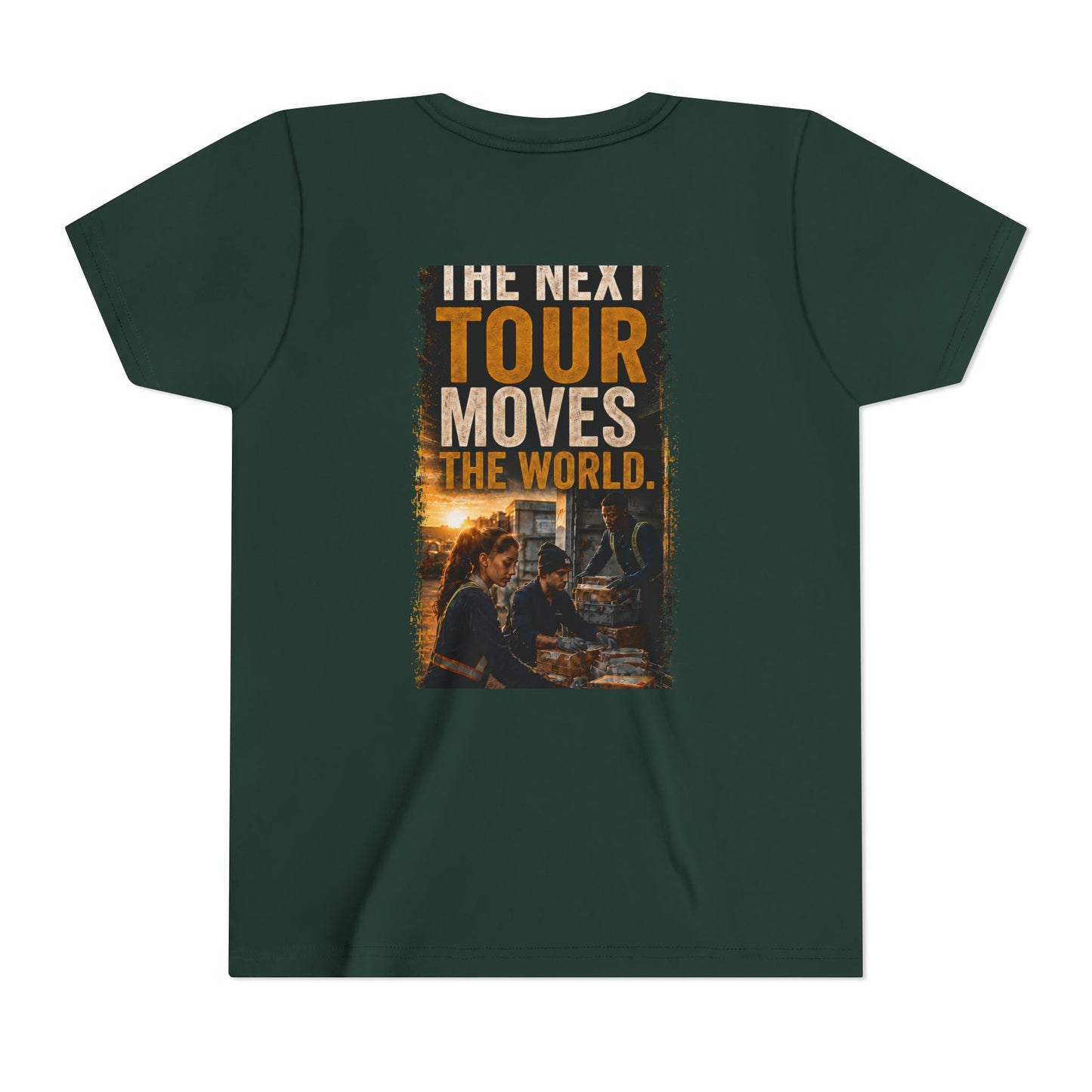 Postal Music — The Next Tour Youth T-Shirt — Color Group 1 of 2