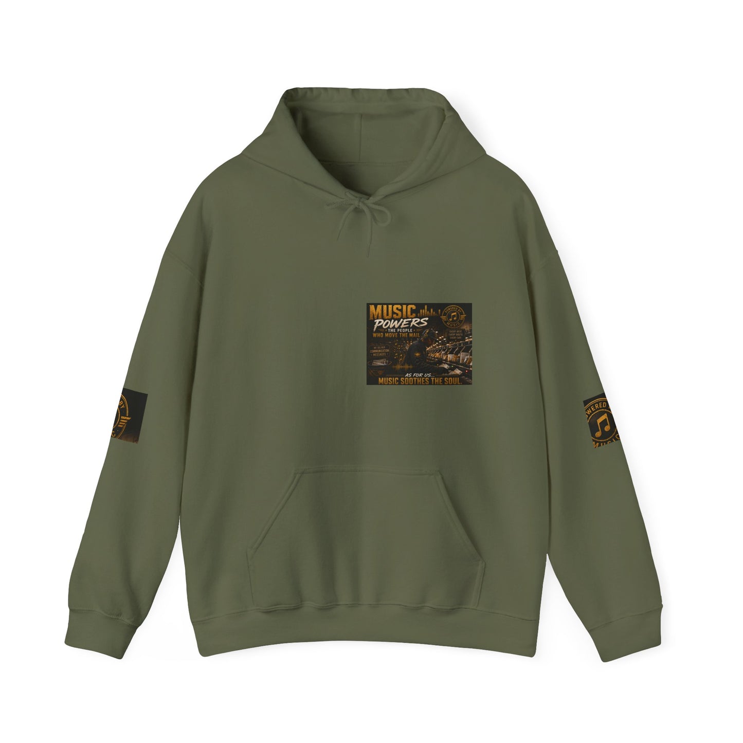 Postal Music — Music Powers the People — Core Pullover Hoodie