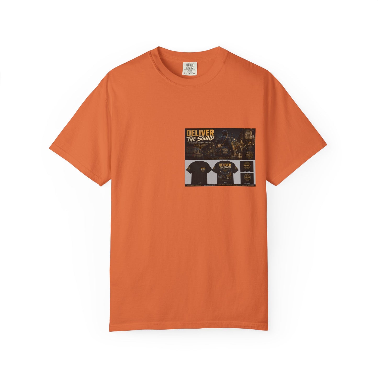 Postal Music — Deliver the Sound — Garment-Dyed T-Shirt