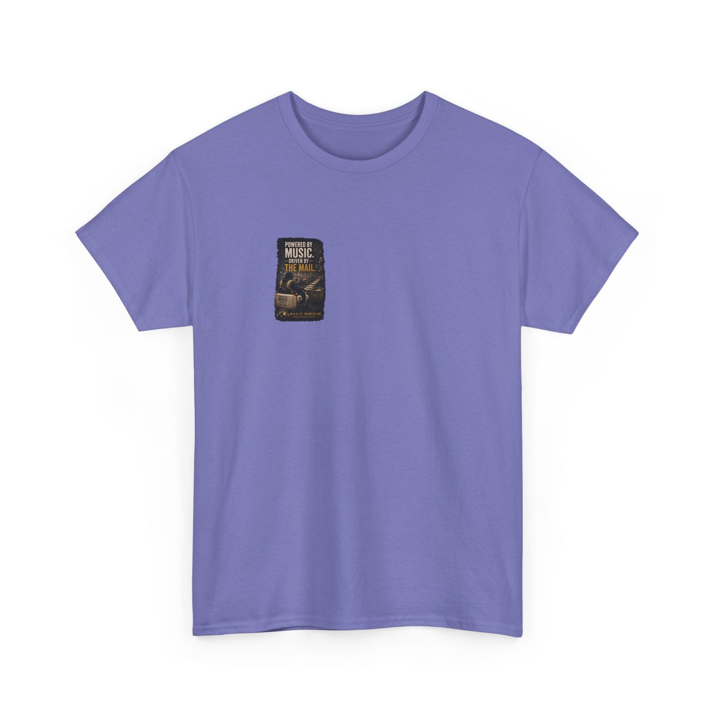 Postal Music - Powered by Music Premium T-Shirt - Colorways F